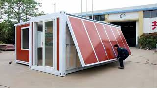 China Expandable container house 10 minutes one house [upl. by Soni]