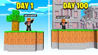 I Survived 100 Days In Minecraft Skyblock Heres What Happened [upl. by Amory292]