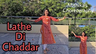 Lathe Di Chadar  Wedding performance  Punjabi wedding dance  Bridesmaid Dance Mithikas Choreo [upl. by Meek]