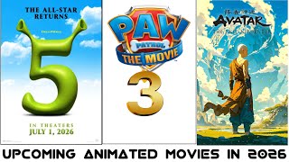 Upcoming animated movies in 2026  All Upcoming Animated Movies In 2026 [upl. by Julianne152]