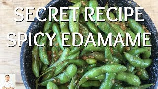 BEST Most Delicious Spicy Edamame  Secret Recipe [upl. by Etnaihc]