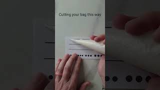 Perfecting Your Piping Technique Tips for Cutting Tipless Piping Bags [upl. by Nnylecyoj]