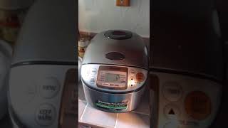 Zojirushi NSTSQ10 micom fuzzy logic rice cooker finishing tune [upl. by Herahab]