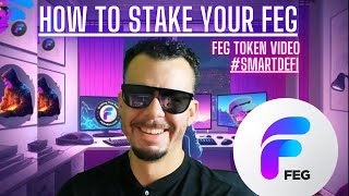 How To Stake Your Feg Token  Staking SmartDefi [upl. by Atterahs695]