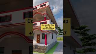 Double floor home plan Best House plan idea map design [upl. by Goldenberg]