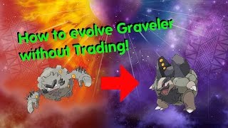 How to evolve Graveler without trading in Pokemon Sun Moon [upl. by Nohsyar]