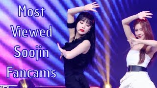 Most Viewed Soojin Fancams  GIDLE [upl. by Nniuq]