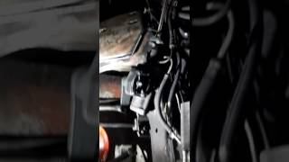 73l powerstroke steering gear box removal [upl. by Atilahs]