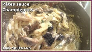 Pâtes sauce champignon [upl. by Lamb]