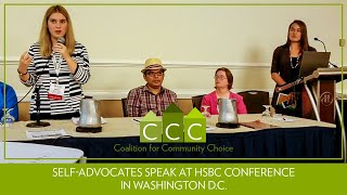 SelfAdvocates Speak at HCBS Conference [upl. by Wieren298]