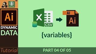 Microsoft Excel To Adobe Illustrator  Part 04  Controlling Visibility of AI Objects with CSV File [upl. by Frendel]