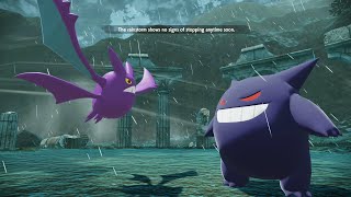 Alpha Crobat Meets Alpha Gengar Pokémon Legends Arceus [upl. by Duane682]