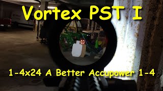 Vortex PST I 14x24 TMCQ Reticle  A Better AccupowerCredo 14x [upl. by Naelopan]