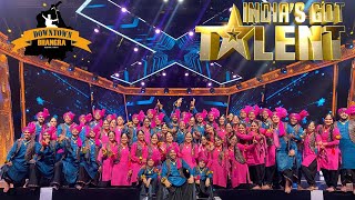 DownTown Bhangra  Indias Got Talent  Season 9  Bhangra  Badhsah  Shilpa Shetty  Sony Tv [upl. by Lontson]