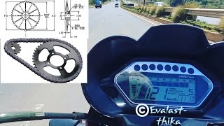 Modified motorcycle sprockets explained  Evalast kuga [upl. by Auqinihs64]