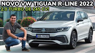 NOVO VOLKSWAGEN TIGUAN 2022 RLINE  Falando de Carro [upl. by Stromberg]