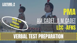 Verbal Intelligence Test Preparation PMA  NAVY  PAF  ARMY  LCC  AFNS AM Cadet  M cadet TCC [upl. by Alyhs]