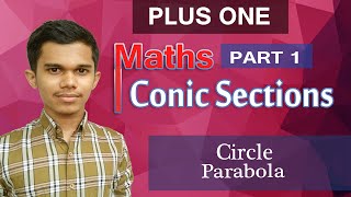 Plus One  Maths  Conic Sections  Circles  Parabola  Malayalam  Part 1 [upl. by Schaab]