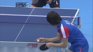 Kim PRK v Molnar CRO Womens Table Tennis 2nd Round Replay  London 2012 Olympics [upl. by Senga229]