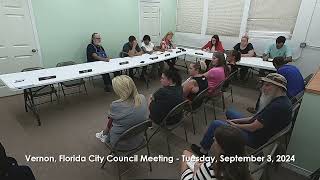 Vernon Florida City Council Special Budget Meeting amp Regular Monthly Meeting on September 3 2024 [upl. by Leitao238]