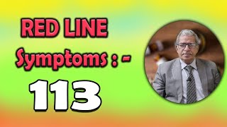 Red Line Symptoms 113  Dr PS Tiwari homeopathy [upl. by Ardelle]