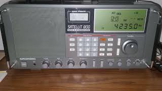 Grundig Satellit 800 Millennium Shortwave Radio110824 Some Code Coming Through Strong [upl. by Mano]