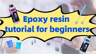 Resin Basics Epoxy resin mixing guide Beginners step by step [upl. by Drhcir]