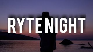 Nba Youngboy  Ryte Night Lyrics Video [upl. by Ominorej86]