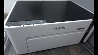 epson m1120 print speed [upl. by Koby947]