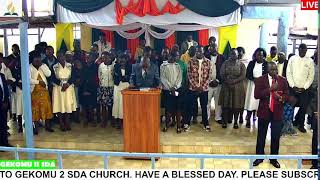 GEKOMU II SDA CHURCH Live Stream Family Life Sabbath [upl. by Ecydnarb]