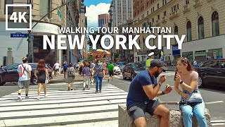 4K NEW YORK CITY  Union Square Park Broadway Midtown Manhattan Travel NYC USA 4K UHD [upl. by Ax]