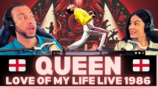 THE AUDIENCE AND FREDDY BECOME ONE First Time Hearing Queen  Love Of My Life Live Reaction [upl. by Inttirb]