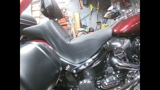 2018 sport glide FLSB saddlemen seat installation [upl. by Neerhtak]