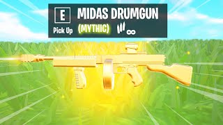 I Only Used MIDAS Mythic Drum Gun In Fortnite [upl. by Eceinert]