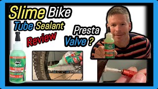 Slime Bike Tube Sealant Review and How to Use It With A Presta Valve [upl. by Cristiano]