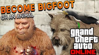 Become BIGFOOT And Other Animals in GTA 5 Online Peyote Plants Guide [upl. by Eiramaneet342]