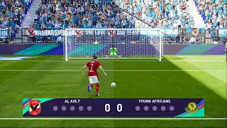 Al Ahly vs Yanga 01032024 Penalty Shootout CAF Champions League PES 2021 [upl. by Akinal]