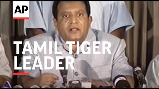 WRAP Tamil Tiger leader gives first presser in 15 years [upl. by Geller265]