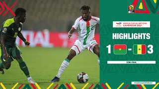 Burkina Faso 🆚 Senegal Highlights  TotalEnergiesAFCON2021 Semi Final [upl. by Aititil]