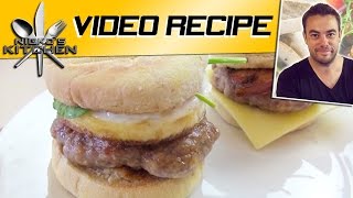 How to make Breakfast Burgers [upl. by Akapol]