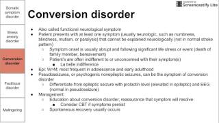 Somatic symptom and factitious disorders [upl. by Tiras]