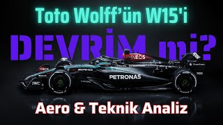 Mercedes AMG F1 W15 2024 Aracının Teknik amp Aero Sırları  Totonun Aracı RB20yi Yenebilecek mi [upl. by Holms]