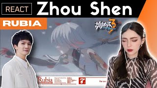 REACTING to ZHOU SHEN 周深  Honkai Impact 3rd Valkyrie Theme Rubia [upl. by Fontana108]