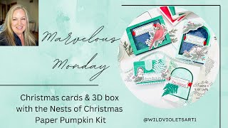 Marvelous Monday  Nests of Christmas October 2024 Paper Pumpkin Kit amp Nests of Winter DSP [upl. by Metah]