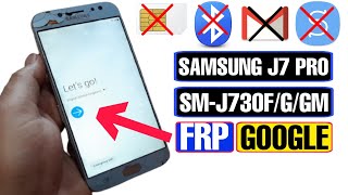 Samsung J7 Pro SMJ730 FRP Bypass 2023  Samsung J7 Pro Google Account Remove  NO SimBluetoothPC [upl. by Aitsirhc]