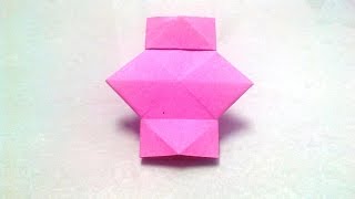 How to make an origami lantern step by step [upl. by Serdna120]