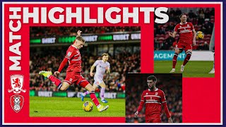 Match Highlights  Boro 1 Rotherham 1 Matchday 28 [upl. by Ade]