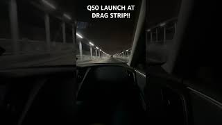 Q50 DOES A BRAKE BOOSTED LAUNCH automobile q50 dragracing cartok [upl. by Laeno668]