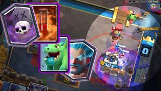 Graveyard Poison Baby Dragon Ice Wizard Deck ☠️☠️☠️ Best Graveyard Poison Deck Clash Royale [upl. by Naz]