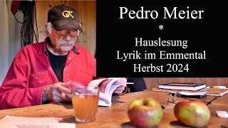 Pedro Meier Hauslesung Lyrik im Emmental – Der Himmel über UTOPIA – Gedichte amp Musik Poesiefestival [upl. by Zenobia842]